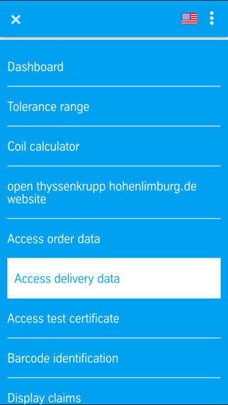 Emulate iPhone app thyssenkrupp Hohenlimburg using MyAndroid