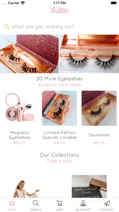 Emulate iPhone app TiaStew Luxury Mink Lashes using MyAndroid Emulate iPhone app TiaStew Luxury Mink Lashes using MyAndroid
