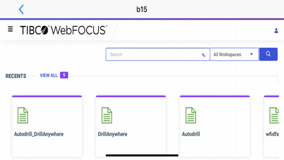 Emulate iPhone app TIBCO WebFOCUS® using MyAndroid Emulate iPhone app TIBCO WebFOCUS® using MyAndroid