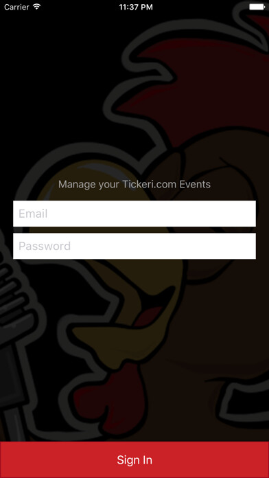 Emulate iPhone app Tickeri Sellers using MyAndroid