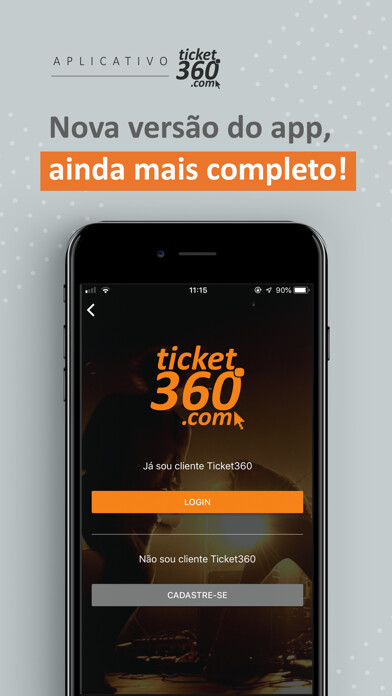Emulate iPhone app Ticket360 using MyAndroid