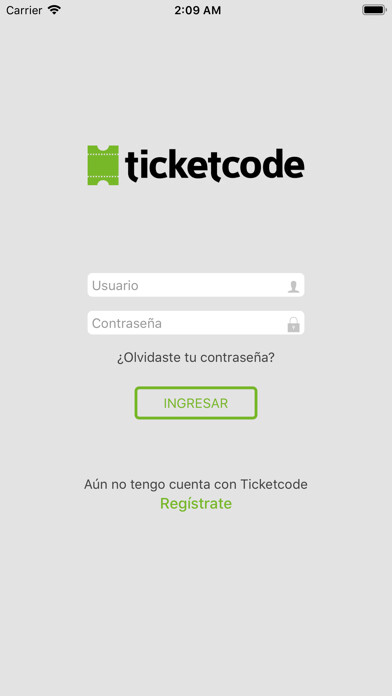 Emulate iPhone app Ticketcode Wallet using MyAndroid