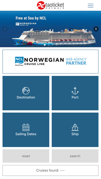 Emulate iPhone app Ticketncl - Cruises using MyAndroid