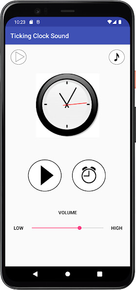 Run android online APK Ticking Clock Sound from MyAndroid or emulate Ticking Clock Sound using MyAndroid