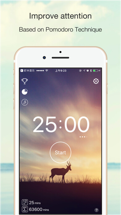Emulate iPhone app Tick Pomodoro using MyAndroid Emulate iPhone app Tick Pomodoro using MyAndroid