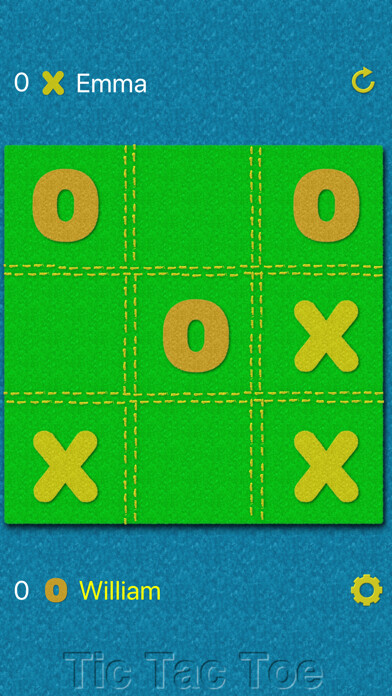 Emulate iPhone app Tic Tac Toe: Another One! using MyAndroid