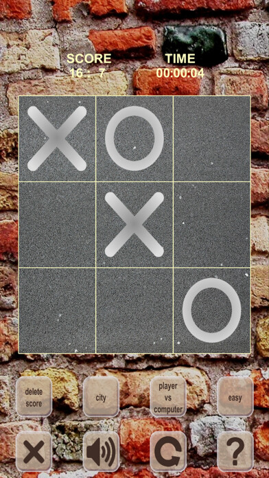 Emulate iPhone app Tic-Tac-Toe classic 3x3 using MyAndroid Emulate iPhone app Tic-Tac-Toe classic 3x3 using MyAndroid