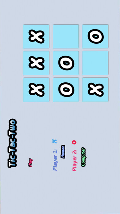Emulate iPhone app Tic Tac Toe Easy Game for kids using MyAndroid