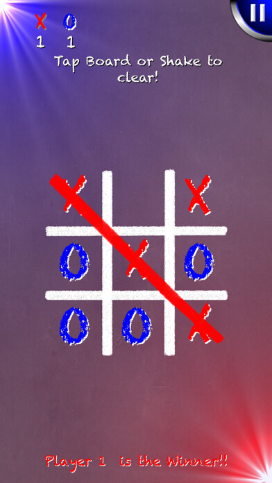 Emulate iPhone app Tic Tac Toe Extreme! using MyAndroid