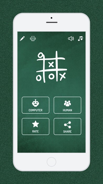 Emulate iPhone app Tic Tac Toe -Naughts & Crosses using MyAndroid