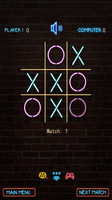 Emulate iPhone app Tic Tac Toe Neon Game using MyAndroid Emulate iPhone app Tic Tac Toe Neon Game using MyAndroid