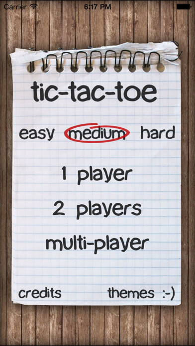Emulate iPhone app Tic-Tac-Toe Notepad using MyAndroid