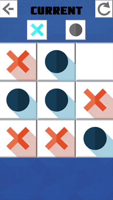 Emulate iPhone app Tic Tac Toe, Noughts & Crosses using MyAndroid