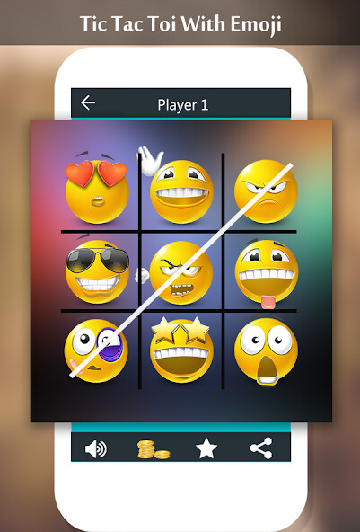 Run android online APK Tic Tac Toe With Emoji from MyAndroid or emulate Tic Tac Toe With Emoji using MyAndroid