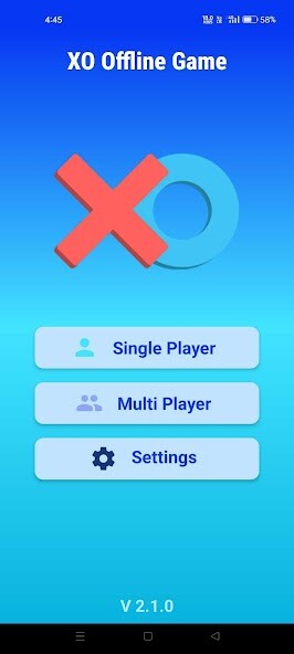 Run android online APK Tic tac toe - XO Offline game from MyAndroid or emulate Tic tac toe - XO Offline game using MyAndroid