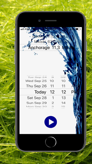 Emulate iPhone app TideView using MyAndroid