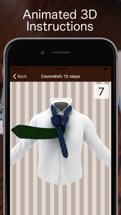 Emulate iPhone app Tie a Necktie 3D Animated using MyAndroid Emulate iPhone app Tie a Necktie 3D Animated using MyAndroid