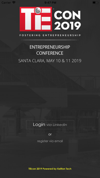 Emulate iPhone app TiEcon 2019 using MyAndroid