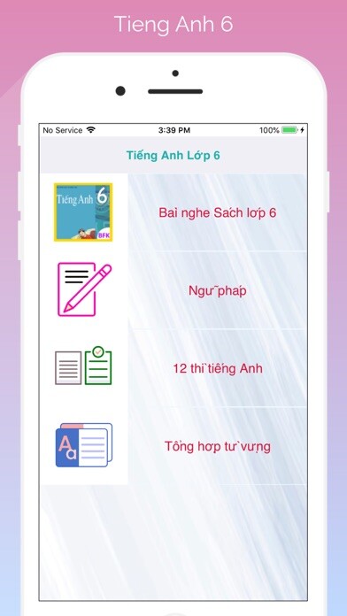 Emulate iPhone app Tieng Anh 6 FV using MyAndroid Emulate iPhone app Tieng Anh 6 FV using MyAndroid