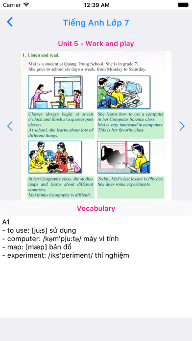 Emulate iPhone app Tieng Anh Lop 7 - English 7 using MyAndroid Emulate iPhone app Tieng Anh Lop 7 - English 7 using MyAndroid