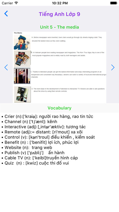 Emulate iPhone app Tieng Anh Lop 9 - English 9 using MyAndroid Emulate iPhone app Tieng Anh Lop 9 - English 9 using MyAndroid