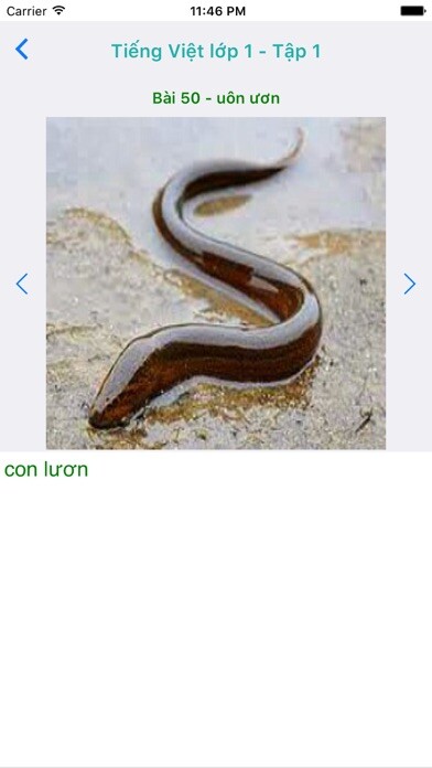 Emulate iPhone app Tieng Viet 1 - Tap 1 Free using MyAndroid