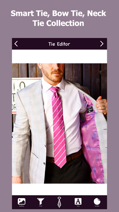 Emulate iPhone app Tie Photo Editor - Booth using MyAndroid Emulate iPhone app Tie Photo Editor - Booth using MyAndroid