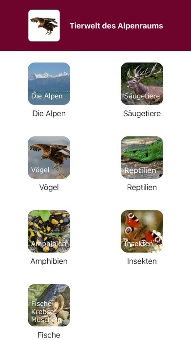 Emulate iPhone app Tierwelt des Alpenraums using MyAndroid Emulate iPhone app Tierwelt des Alpenraums using MyAndroid