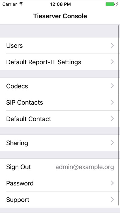 Emulate iPhone app TieServer Console using MyAndroid Emulate iPhone app TieServer Console using MyAndroid
