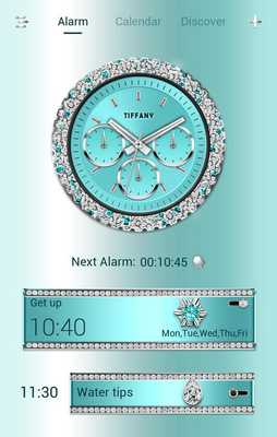 Emulate Android APK Tiffany GO Clock Theme Emulate Android APK Tiffany GO Clock Theme