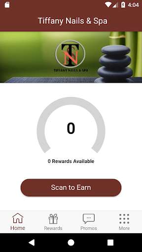 Run android online APK Tiffany Nails and Spa Rewards from MyAndroid or emulate Tiffany Nails and Spa Rewards using MyAndroid