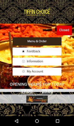 Run android online APK Tiffin Choice Bromley from MyAndroid or emulate Tiffin Choice Bromley using MyAndroid