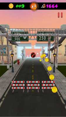 Emulate Android APK Tiger Ball Rolling Rush Sky