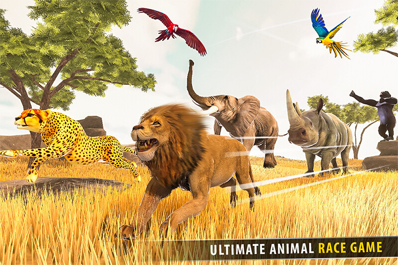 com glufun furious savanna animal race with MyAndroid