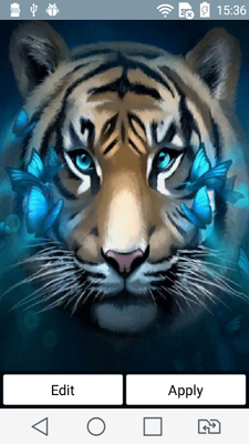 Emulate Android APK Tiger en face live wallpaper Emulate Android APK Tiger en face live wallpaper