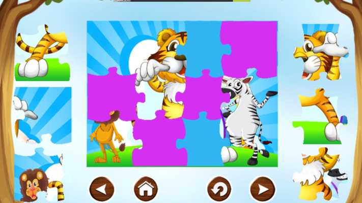 Emulate Android APK Tiger Puzzle Games Free - Kids
