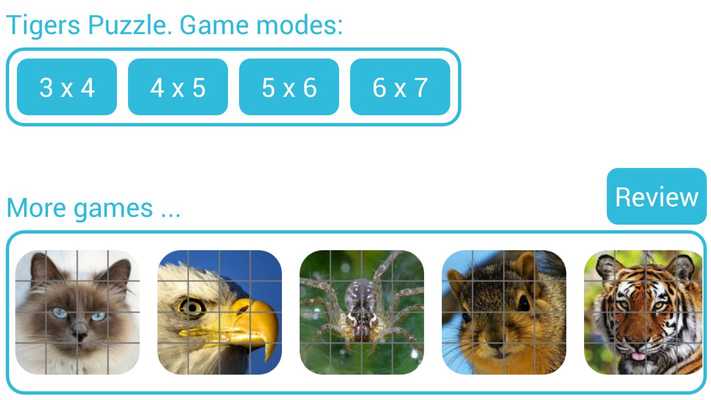 Emulate Android APK Tiger Puzzles. Emulate Android APK Tiger Puzzles.