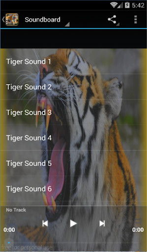 Run android online APK Tiger Ringtones from MyAndroid or emulate Tiger Ringtones using MyAndroid