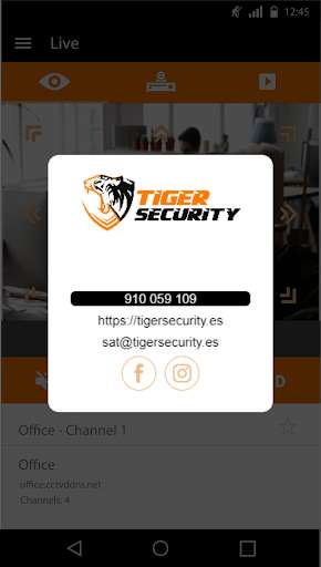 Run android online APK Tiger Security EasyView from MyAndroid or emulate Tiger Security EasyView using MyAndroid