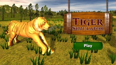 Emulate iPhone app Tiger Simulator & Safari Jungle Animal using MyAndroid