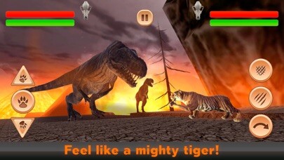 Emulate iPhone app Tiger Vs Dino Kung Fu Fighting using MyAndroid Emulate iPhone app Tiger Vs Dino Kung Fu Fighting using MyAndroid