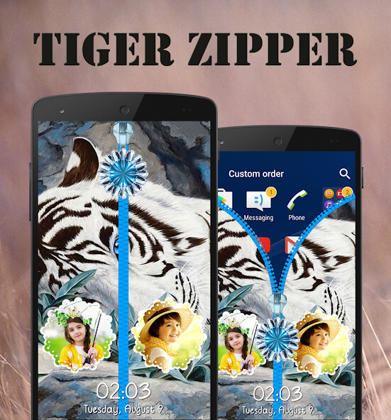 Emulate Android APK Tiger Zipper Lock Screen Emulate Android APK Tiger Zipper Lock Screen