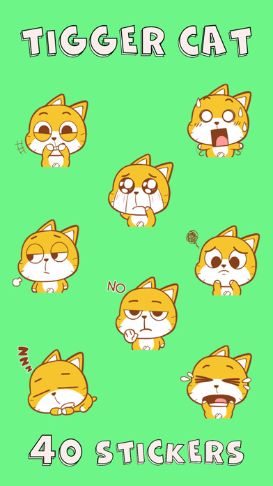 Emulate iPhone app Tigger Cat Sticker using MyAndroid Emulate iPhone app Tigger Cat Sticker using MyAndroid