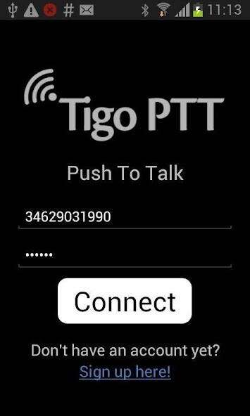Run android online APK Tigo PTT from MyAndroid or emulate Tigo PTT using MyAndroid