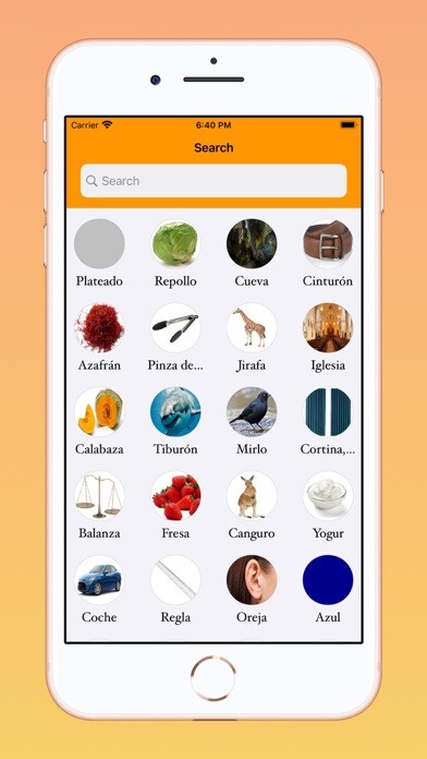 Emulate iPhone app Tigrigna Spanish using MyAndroid