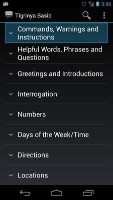 Emulate Android APK Tigrinya Basic
