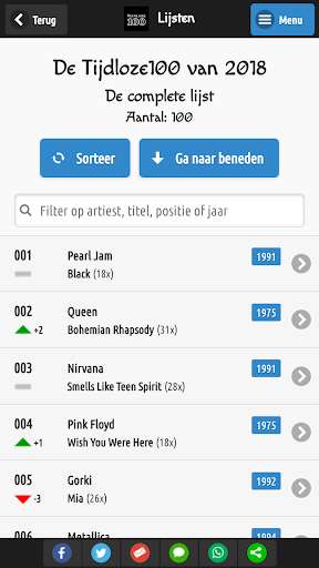 Run android online APK Tijdloze100 from MyAndroid or emulate Tijdloze100 using MyAndroid Run android online APK Tijdloze100 from MyAndroid or emulate Tijdloze100 using MyAndroid