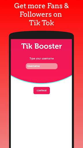 Run android online APK TikBooster - Get Followers & Fans & Hearts from MyAndroid or emulate TikBooster - Get Followers & Fans & Hearts using MyAndroid