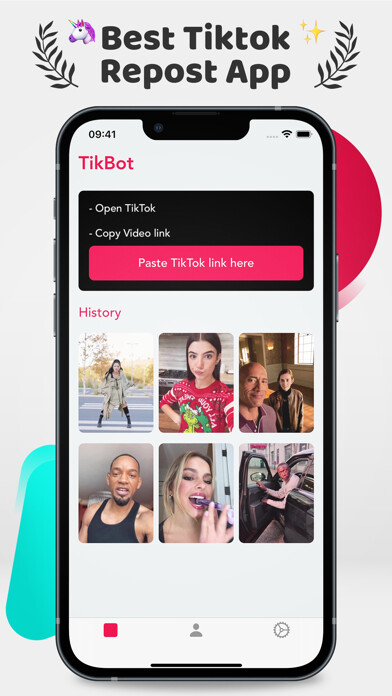 Emulate iPhone app Tik Bot: Save & Repost Video using MyAndroid