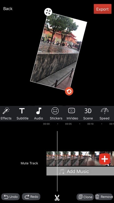 Emulate iPhone app TikCut using MyAndroid